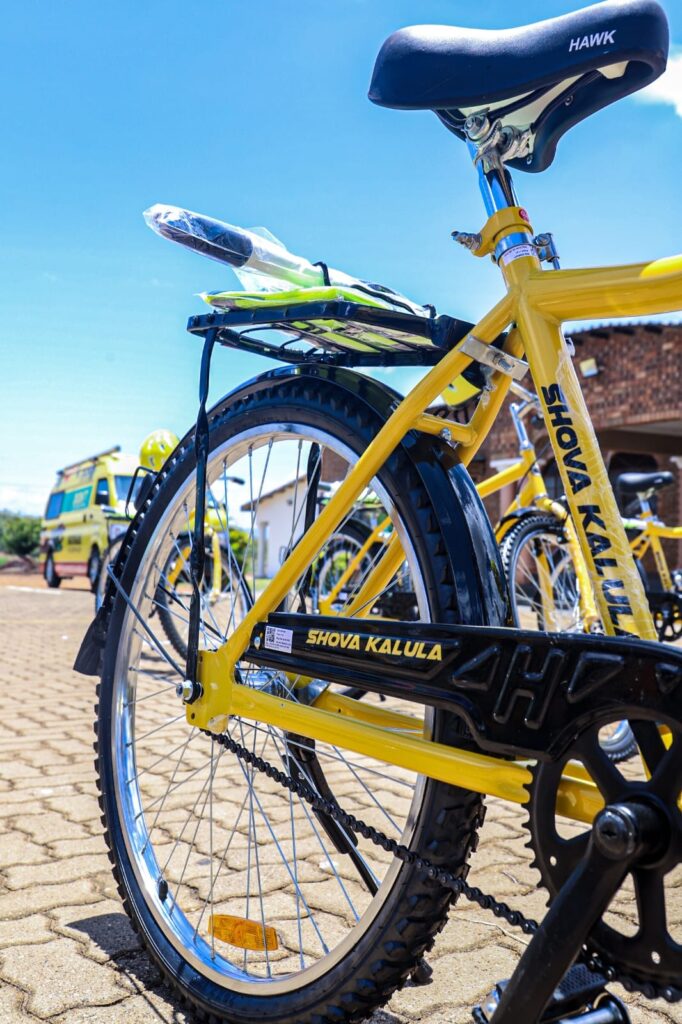Deputy Minister of Transport Sindisiwe Chikunga hands over 257 bicycles to Limpopo learners