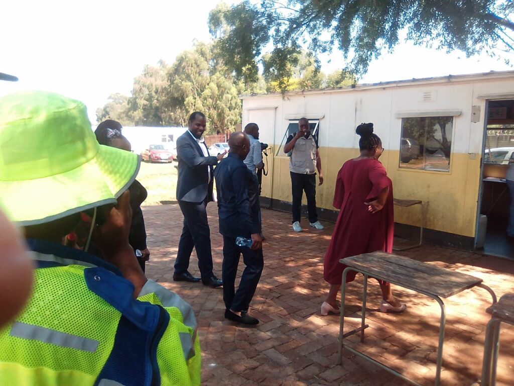 Gauteng Transport MEC gives motivation talk to Petit High School Pupils in Benoni