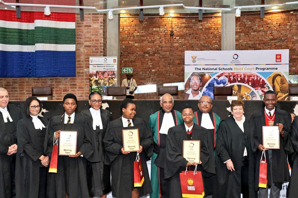 Eastern Cape and Mpumalanga schools crowned champions at national moot court final