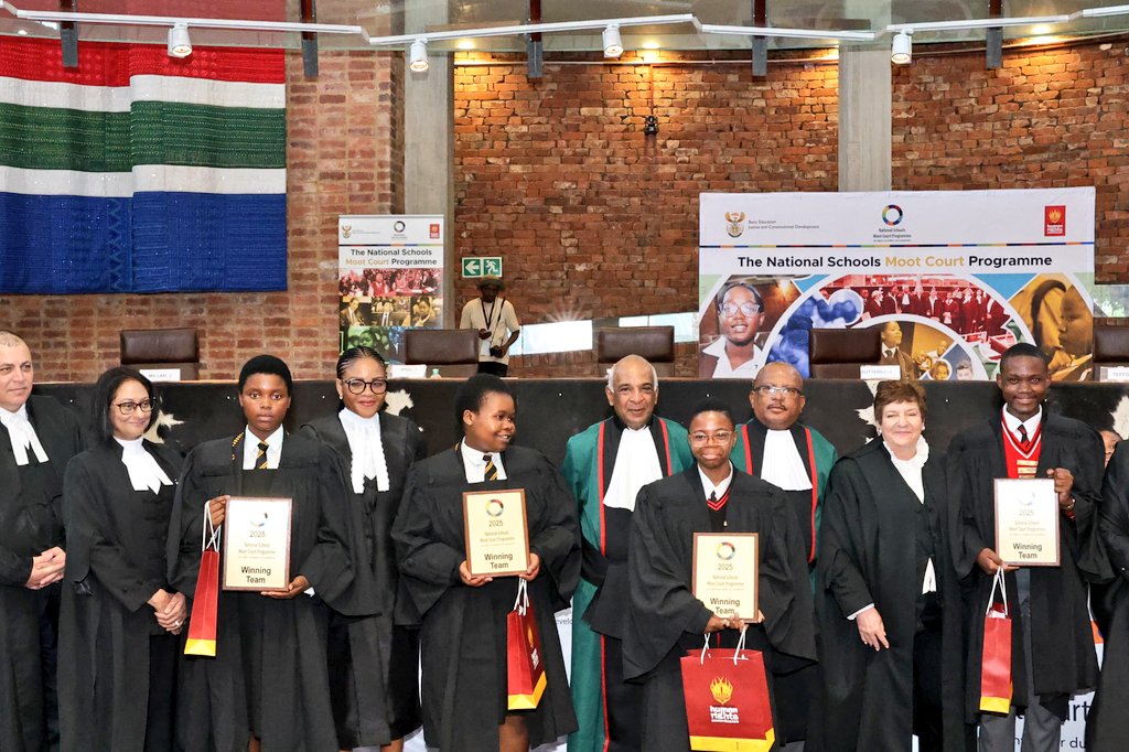 Eastern Cape and Mpumalanga schools crowned champions at national moot court final