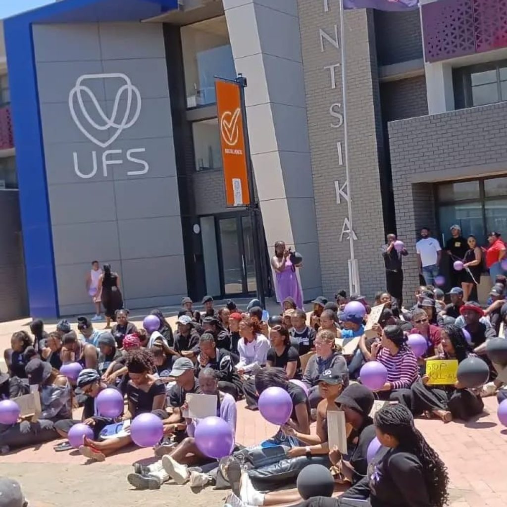 ‘All men should die’ poster sparks backlash at University of Free State