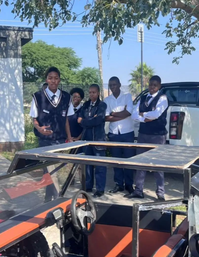 Soshanguve learners unveil home-built electric vehicle