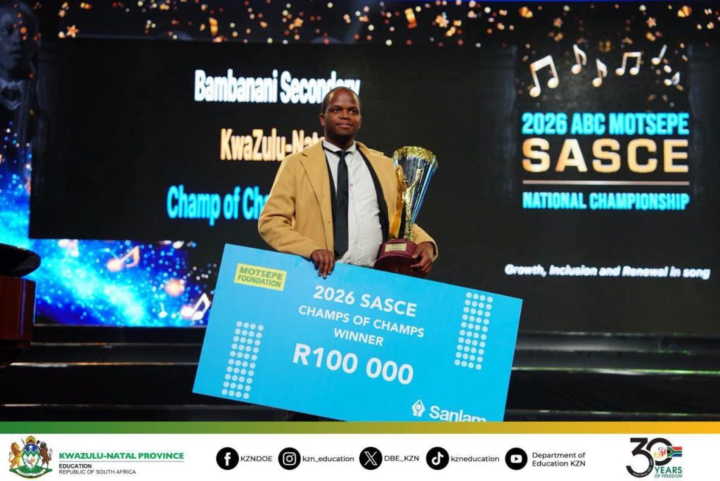 KZN strikes gold at 2026 SASCE choral eisteddfod