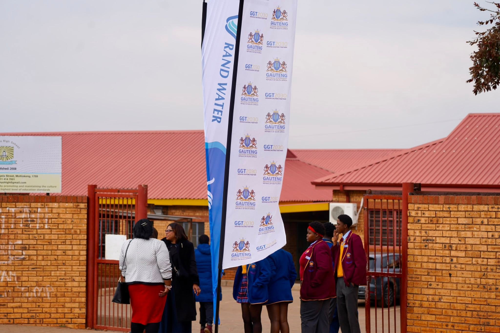 Majodina hands over water system at Rand West school as communities receive sanitation boost